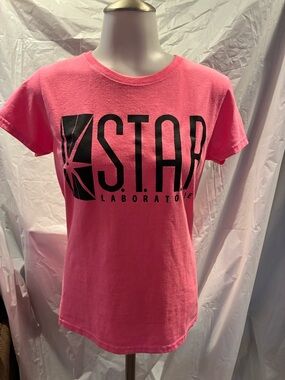 Hot Pink STAR Laboratories Graphic Tee